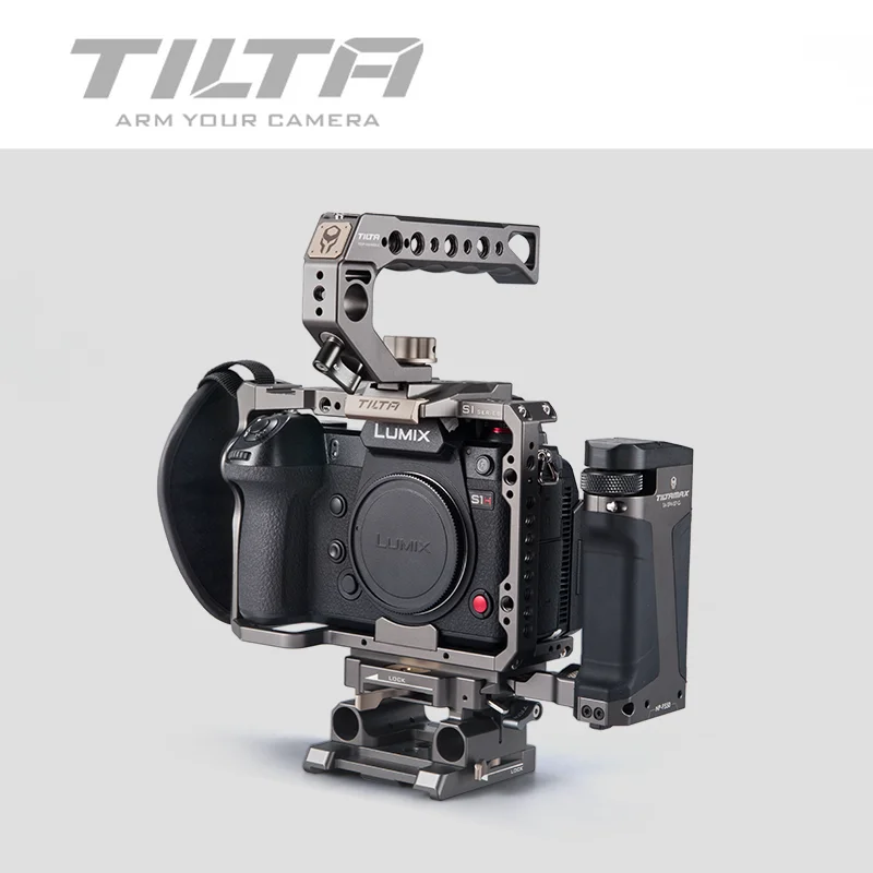  Tilta TA-T38-A-G DSLR rig Camera CAGE FOR PANASONIC S1H S1 S1R camera full cage S1H rig top handle 