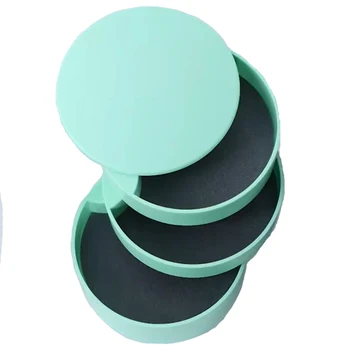 

Rotating Jewelry Storage Box 4 Layers Cosmetic Organizer Earrings Rings Holder Makeup Organizers Holder
