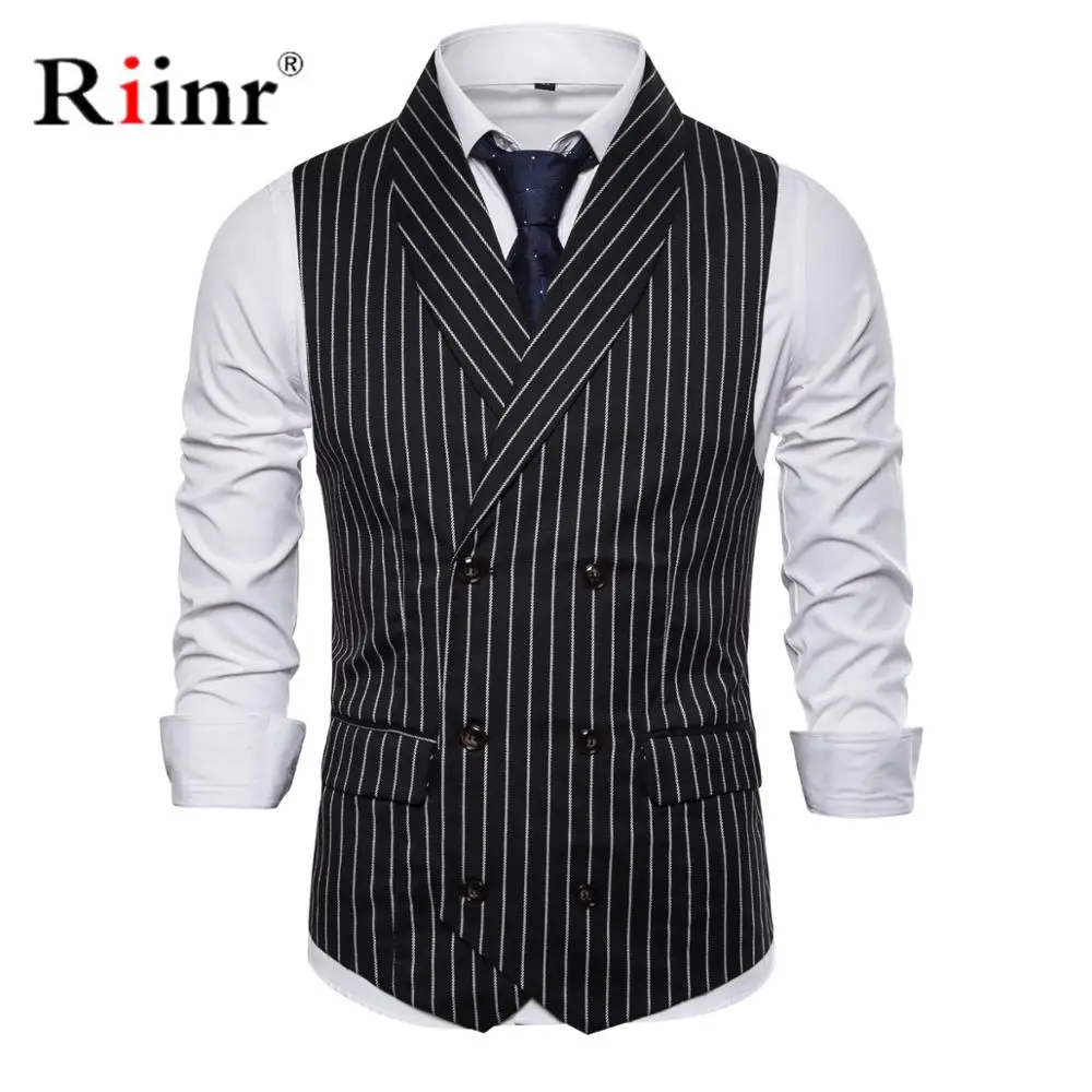 

British Style Vest Men Slim Fit Business Mens Dress Vests 2019 New Arrival Herringbone Wedding Suit Male Waistcoat Gilet Homme