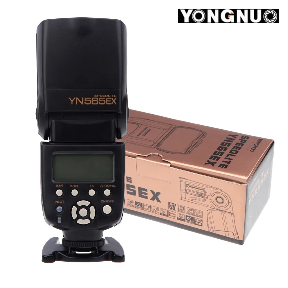 Светодиодная лампа для видеосъемки Yongnuo YN-565EX III ttl синхроконтакта разъем для внешней вспышки типа светильник YN565EX-N GN58 для Canon nikon 10D 1D 7DII 6D 5D 5DII 5diii D7000 D90 D300 D3500 - Цвет: YN565EX-N