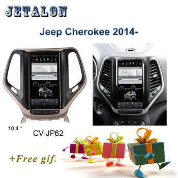 

10.4“ IPS Screen Tesla style Car GPS Navigation For JEEP Cherokee 2014 CAR radio bluetooth multimedia player PX6 Car Android
