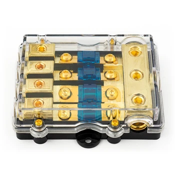 Repartidor de 2 a 4 vías con fusibles, adaptador de fusible MIDI AGU, hasta 60A 2