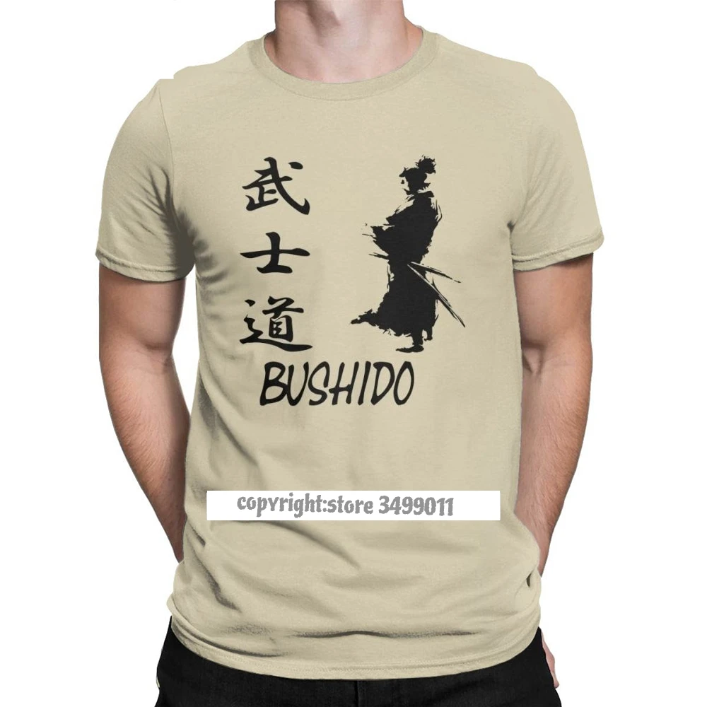 Мужские футболки Bushido японские боевые искусства стиль самурая