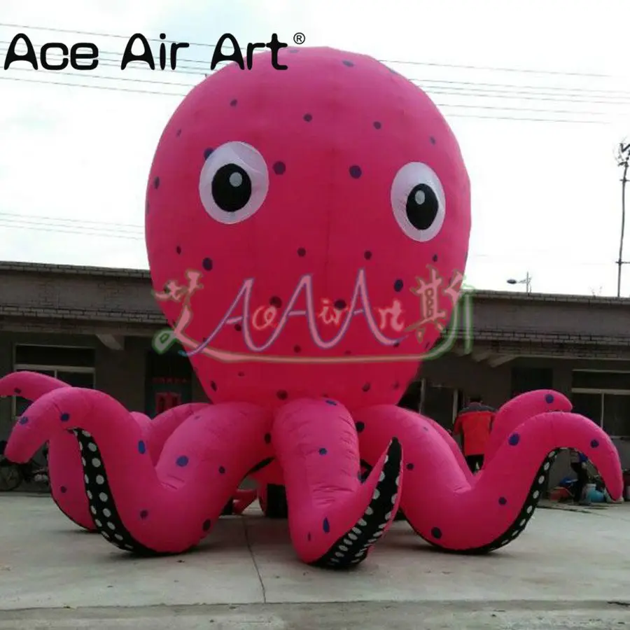 giant advertising inflatable replica octopus cartoon for Marine Museum Event or Promotion