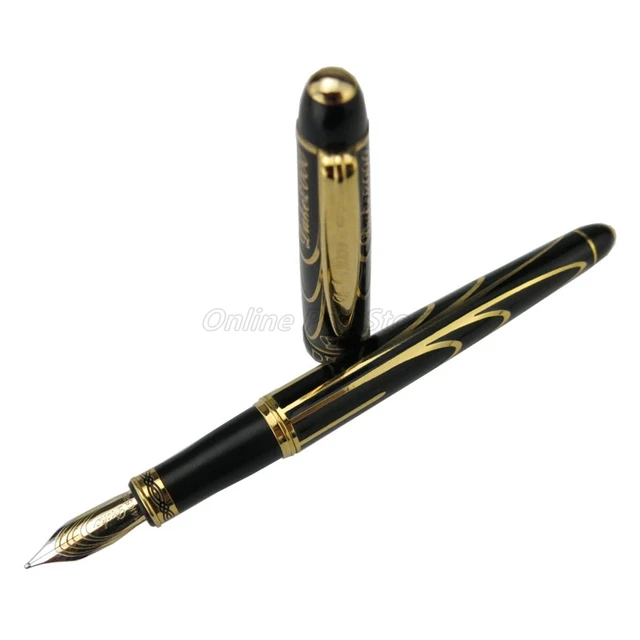 Duke pioneer-万年筆,14k/8k,ファインペン,0.5mm,プロの文房具 