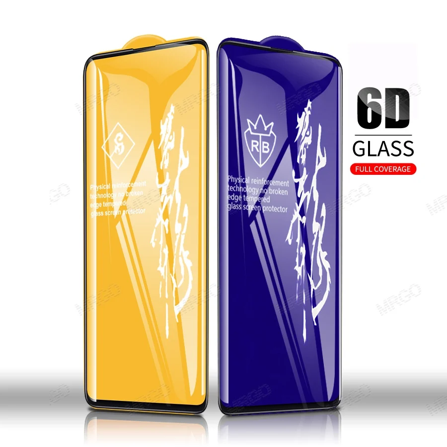 6D Tempered Glass for Samsung Galaxy A50 A30 A10 Screen Protector on A7 A9 A6 A8 2018 Plus A70 A40 A60 J6 | Мобильные телефоны и