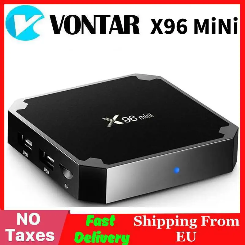 Günstig Vontar X96 mini Android TV BOX Amlogic S905W QuadCore 2,4G WiFi X96mini Android 7.1 Smart set top box 4K media Player