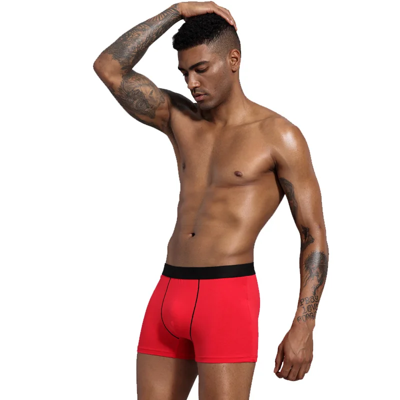 European Plus Size Men Boxers Mens Underwear Boxers Cotton Men Boxer Shorts Men Underpants Men Underpants trunks 1pc