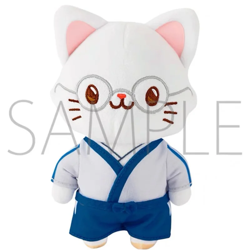 Japão anime versão genuína uma peça bonito blindfold gato dos desenhos  animados boneca de pelúcia orelhas de gato 14cm pingente cosplay presente  para crianças - AliExpress