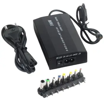 

100W 12-24V Universal Notebook Laptop Car DC Charger AC Power Supply Adapter