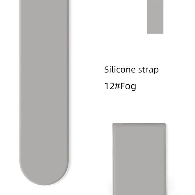 Sport Silicone WatchBand For Watch 6 5 SE 38mm 40mm 42mm 44mm Bracelet For W26 W46 W66 HW12 T500 Watch Strap Accessories