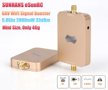 

[Genuine] SUNHANS eSunRC SH-RC58G2W 2000mW 33dBm 5.8GHz Wireless Booster UAV WiFi Amplifier