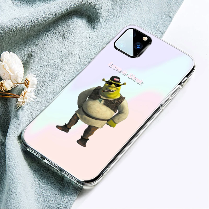 Cartoon Moive Shrek Silicone Phone Case for Apple iPhone 12 Mini 11 Pro XS Max X XR 6 6S 7 8 Plus 5 5S SE 2020 luxury Soft Cover