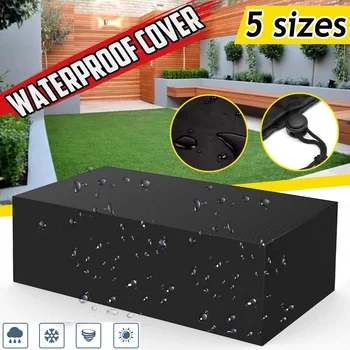 

Outdoor Patio Furniture Covers Dustproof Cover For Rattan Table Cube Chair Sofa Waterproof Rain Garden Patio Protective Cover