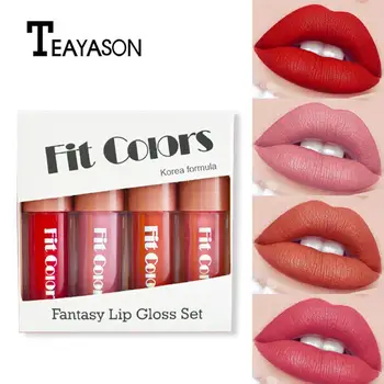 

4pcs/set Waterproof Lipstick Sexy Vampire Lip Stick Lipsticks Matte Velvet Long-lasting Lips Moisturizing Lipsticks V5L0