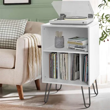 2 Layers Bedside Cabinet Table Nightstand Coffee Modern Storage Bedroom Home Furniture CD Rack Modern Bedside Stand Cabinet