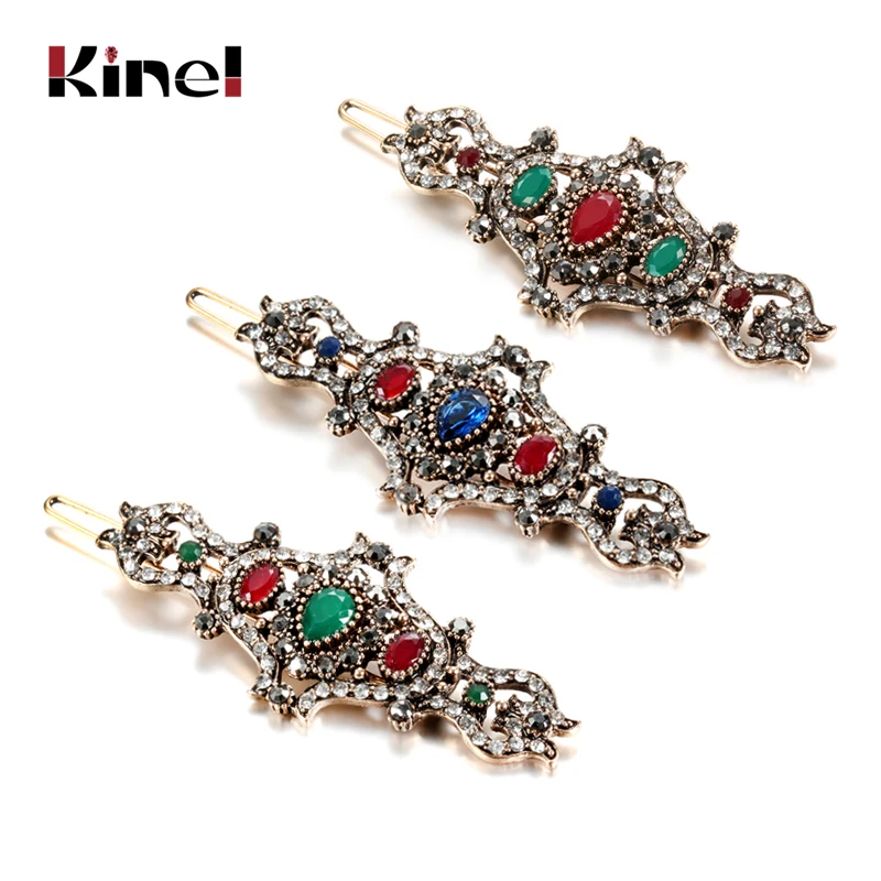 Женские винтажные гребни для волос Kinel свадебные аксессуары в турецком стиле с