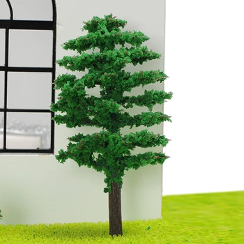 

100pcs Model Tree Set Christmas tree Miniature Simulated Plastic Fake Tabletop