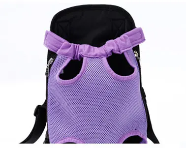 11 цветов Рюкзак-переноска для кошки летние походные дышащие трусики для собак сумки для маленьких больших средних собак кошка Передняя сумка на плечо - Цвет: Фиолетовый