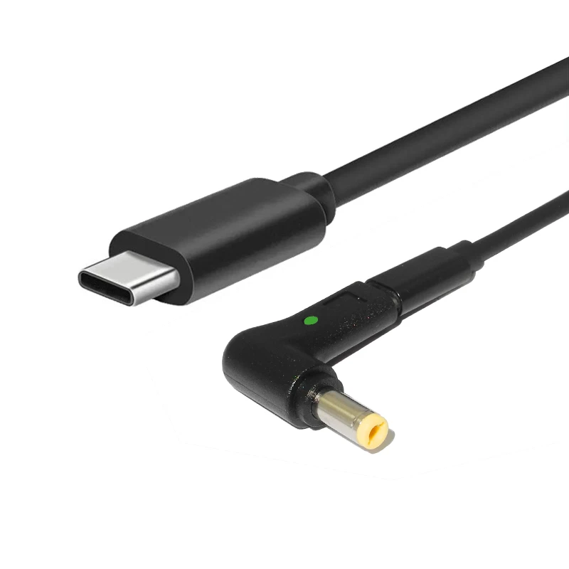 USB C to 5.5*2.5mm Male Plug Converter Laptop Power Supply Adapter Charging Cable Cord for Asus Lenovo Notebook Charger | Компьютеры и