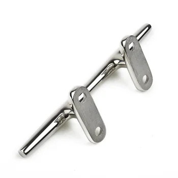 

6" Lock Bolt Inch Cleat Marine Bollard Lock Bolt Horn Yacht Stainless Steel Four