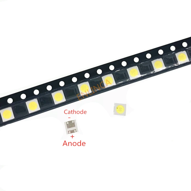 50pcs 2W 6V 3535 TV Backlight LED SMD Diodes Cool White LCD 150lm Televisao Backlit Diod Lamp Repair Application | Электронные