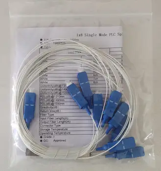 

splitter 1x8 SC UPC optical fiber spliter mini G657A1 fiber plc splitter