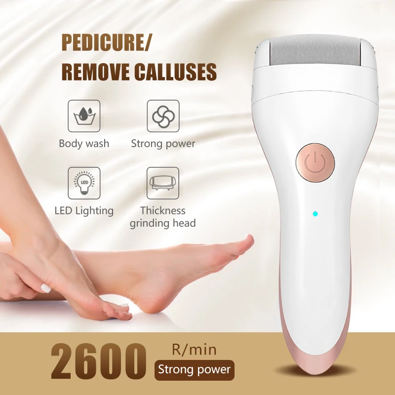 

USB Pedicure Machine 2 In 1 Electric Foot File to Remove Pedicure Foot Care Tools Callus Remover Foot File for Foot Heel Skin