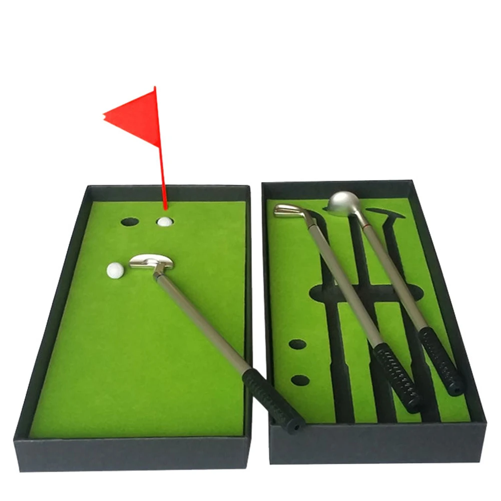 

Gift With Flag Writing Tools Putting Green Office Pole Shape Mini Course Home Decor Golf Pen Set Desktop Souvenirs Ballpoint