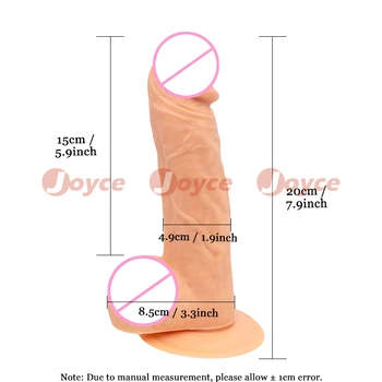 Thick Big Dildo Huge Brown Cock Strap on Fake Artificial Large Dick Fat Dong Giant Anal Butt Plug for Women Men Sex Fisting Toy 6