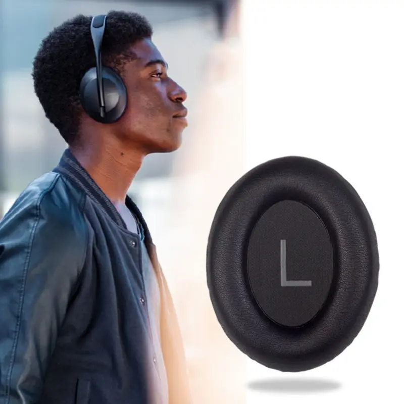 2PCS Replacement Leather Earpads Soft Foam Ear Pads Cushions Cover for BO SE 700 NC700 Noise Cancelling Headphones