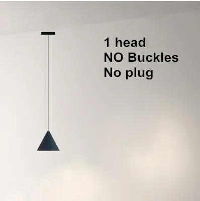 1head Noplugxbuckle Современный DIY дизайн длинная проводная линия светодиодный подвесной светильник черная металлическая линия художественная Подвесная лампа прикроватная лампа для кухни геометрические люстры - Цвет корпуса: 1head Noplugxbuckle
