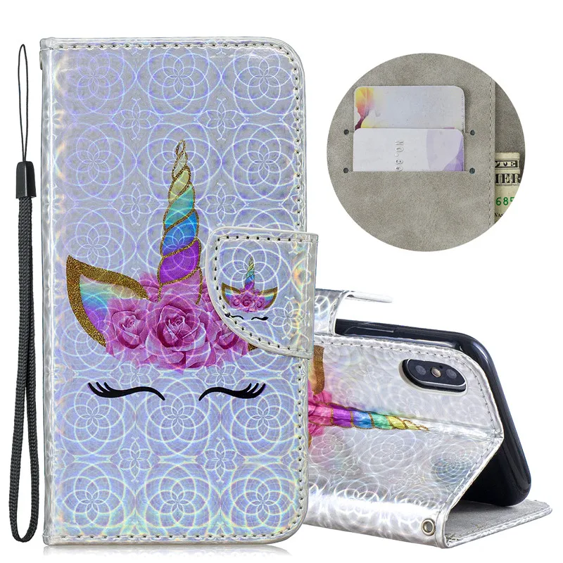 

Samsung painted flip phone case for A10 40 50 70 S10 10 Plus 10 Lite phone case dust-proof color flip card cover phone case
