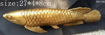 

China's copper refining pure manual long fish decorative furnishing articles are very good