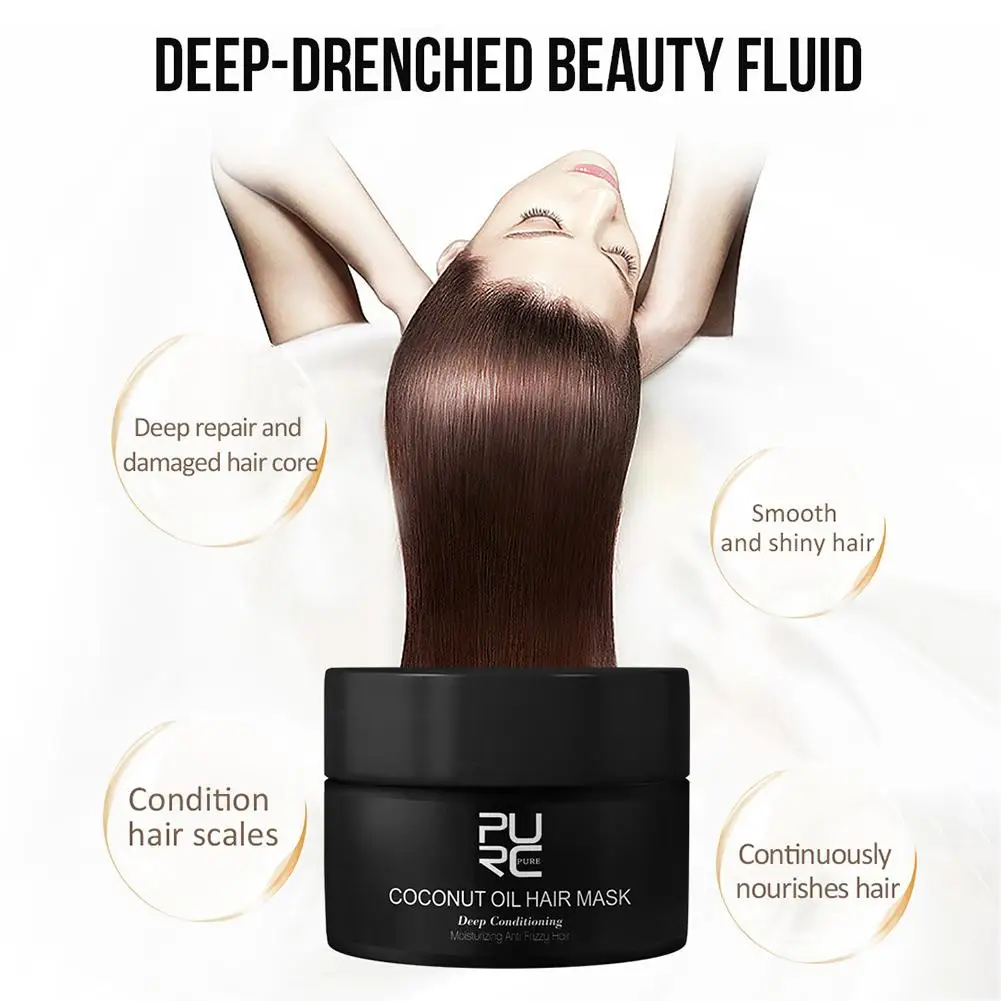 50ML Hair Treatment Mask Repairs Damage Hair Root Nutrition Soft Baking Oil Repairing Hair & Scalp Mask