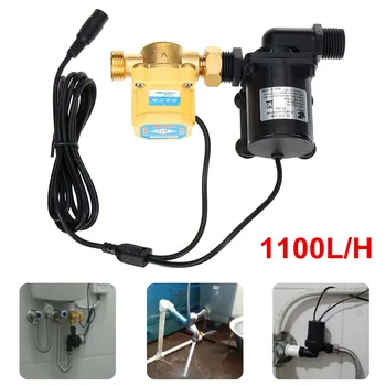 

6V-24V DC Water Pump Solar Water Heater Shower Machine Booster Pump Ceramic Shaft Brushless Motor Pump With Water Flow Switch