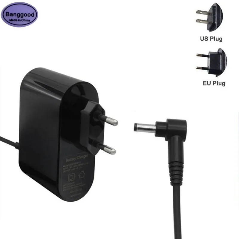 

Banggood 30.45V 1.1A US/EU Plug AC Charger Adapter for Dyson V10 Vacuum Cleaner Power Supply Adaptor Charger Parts Accessories