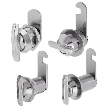 

16/20/25 / 30mm Mailbox Cabinet Tool Box Zinc Alloy Keyless Lock Cam Lock for Boat bus door Closet Screw Hand Hardware and Tools