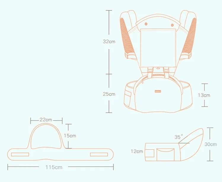 Новая сумка-переноска для младенцев Хипсит(пояс для ношения ребенка) Ходунки ребенок ремень дети младенческой держать Хипсит четыре сезона Многофункциональный