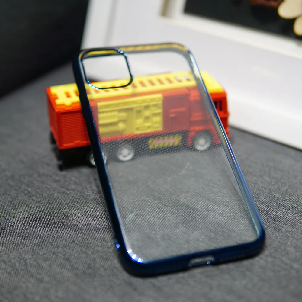 Blue Для samsung Galaxy A10 A20 A30 A40 A50 A70 A80 чехол для телефона прозрачный чехол из термополиуретана и силикона чехол s Coque Fundas Capa 50 30 20 40 S10 - Цвет: Blue