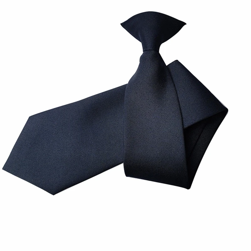 Black Clip on Tie for Men - Pre Tied Neckties for Men, Neck Tie for Men &  Women