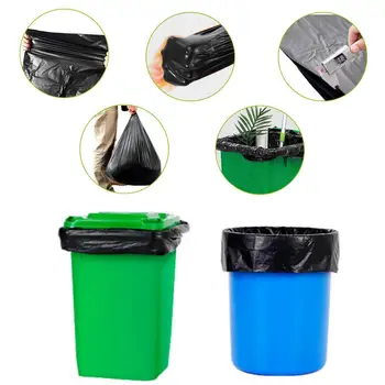 

70L Black Heavy Duty Trash Bags Garbage Can Liners Extra Large Commercial Trash Bag Garbage Yard Black Hotel Market Trash Bags