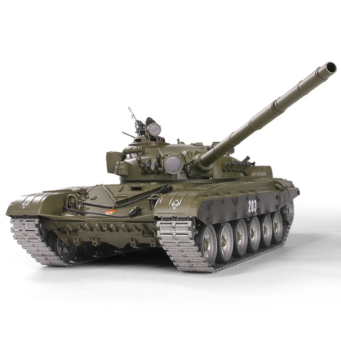 1:16 Russian T-72 Main Battle Tank 2.4G RC Model Military Tank With Sound Smoke Shooting Effect Metal Ultimate Advanced Edition