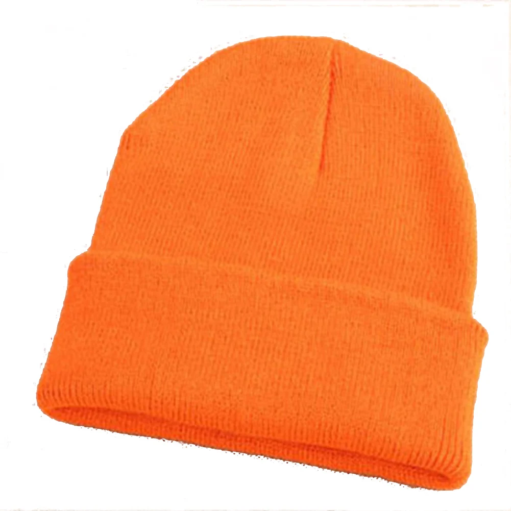 designer skully hat Thread Knitted Hat Warm Cap Unisex Fluorescent Outdoor Durable Comfortable Fashion Casual Men Women Black Beanie Winter Hat ski beanie