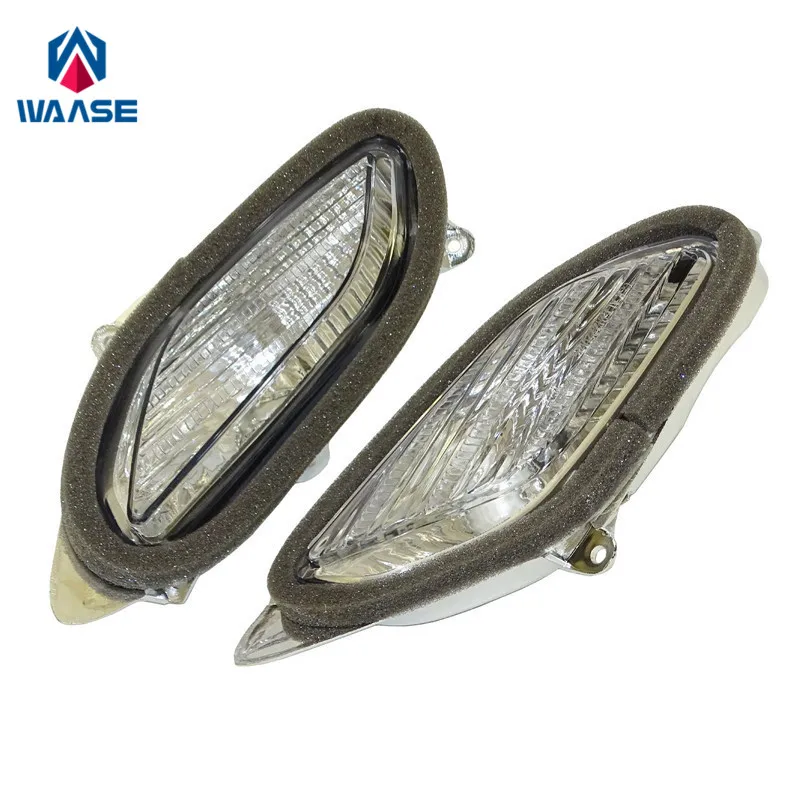 

waase Motorcycle Front Turn Signals Blinker Indicator Winkers Light Housing Lenses For Honda ST1300 2002 2003 2004 2005-2012