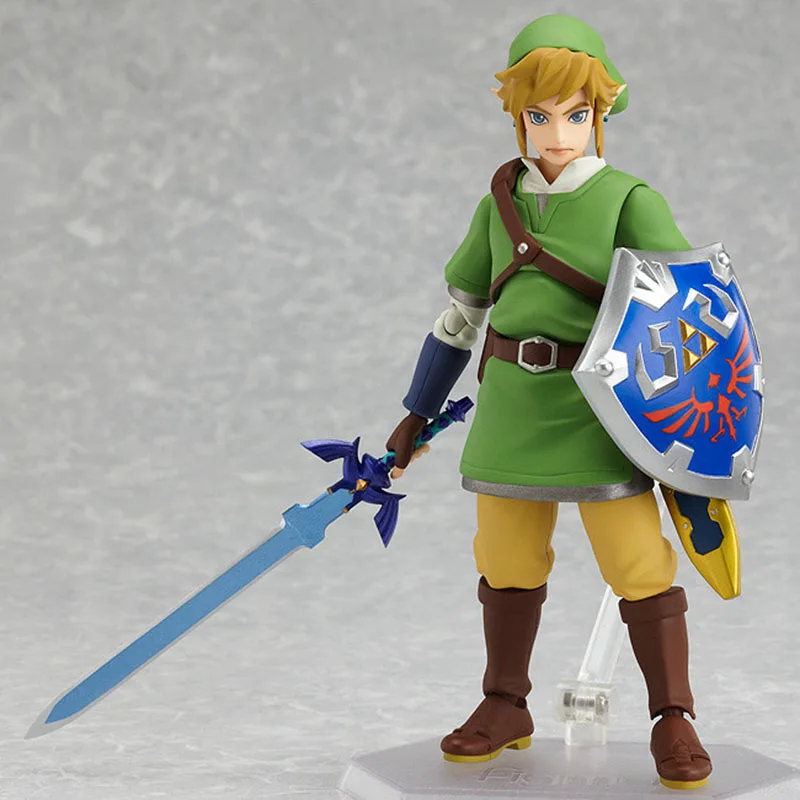 Cena Nowy 14cm Zelda ku niebu Link komórkowy kolekcja figurka zabawki prezent na Boże Narodzenie lalki