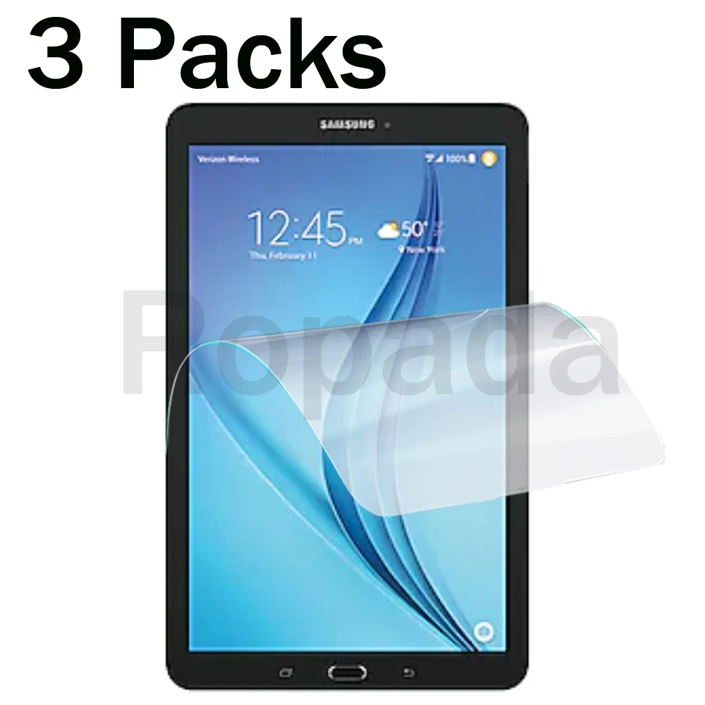 3 Packs soft PET screen protector for Samsung galaxy tab E 8.0 SM-T377 SM-T377V protective tablet film