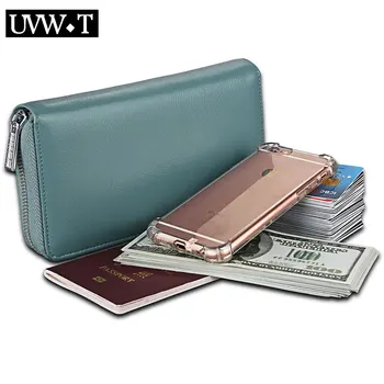 

Genuine Leather Business Card Holder 36Bank Women&Men Card Bags Fashion Multifunctional ID Card Holder Travel Purse Wallet