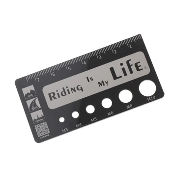 

Metric Screw Bolt Nut Thread Measure Gauge Size Checker, Especially Designed to Measure Bicycle Screws / Bolts