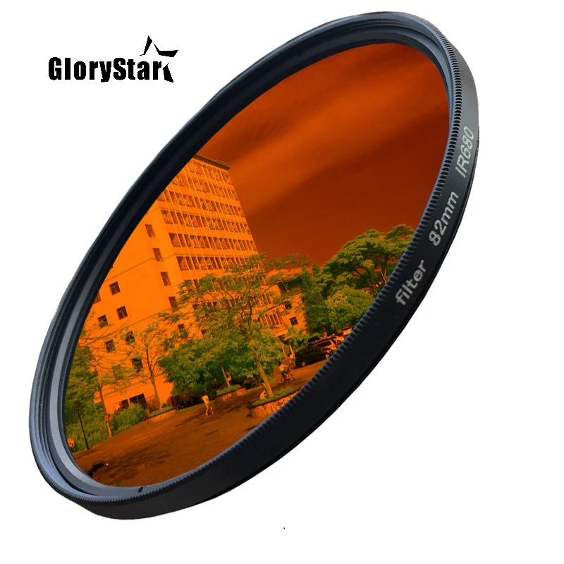 GloryStar 52-82 мм Ir680 Ir720 Ir760 Ir850 Ir950 инфракрасный фильтр 720nm Забавный художественный объектив камеры фильтр